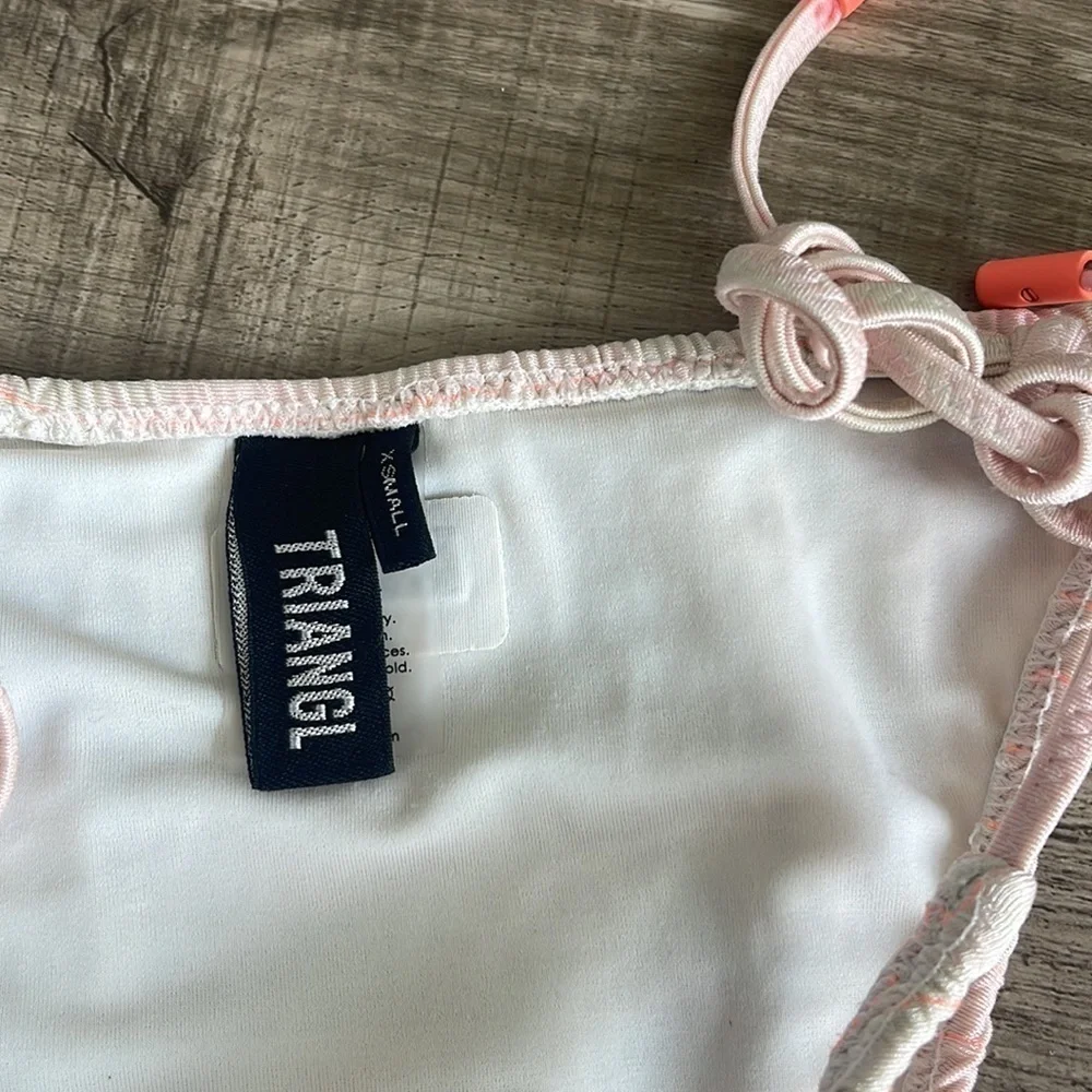 Triangl Swimwear Vinca Smocked side tie bikini bottomed